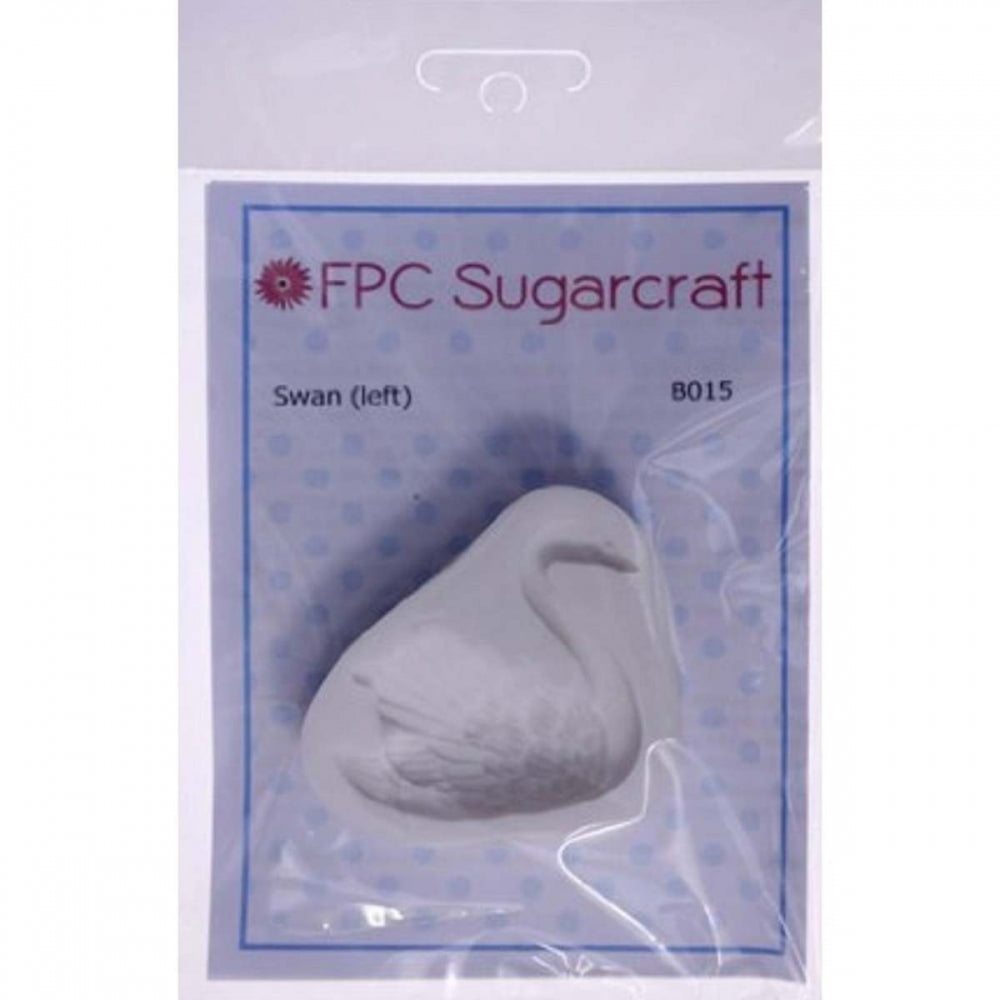 FPC Swan (left) silicone icing sugarcraft mould