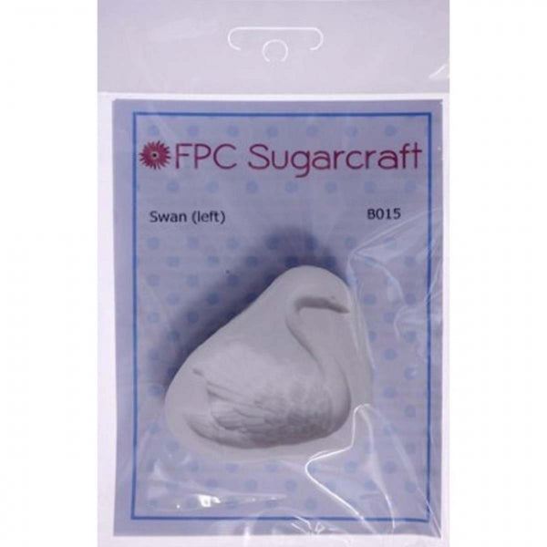 FPC Swan (left) silicone icing sugarcraft mould