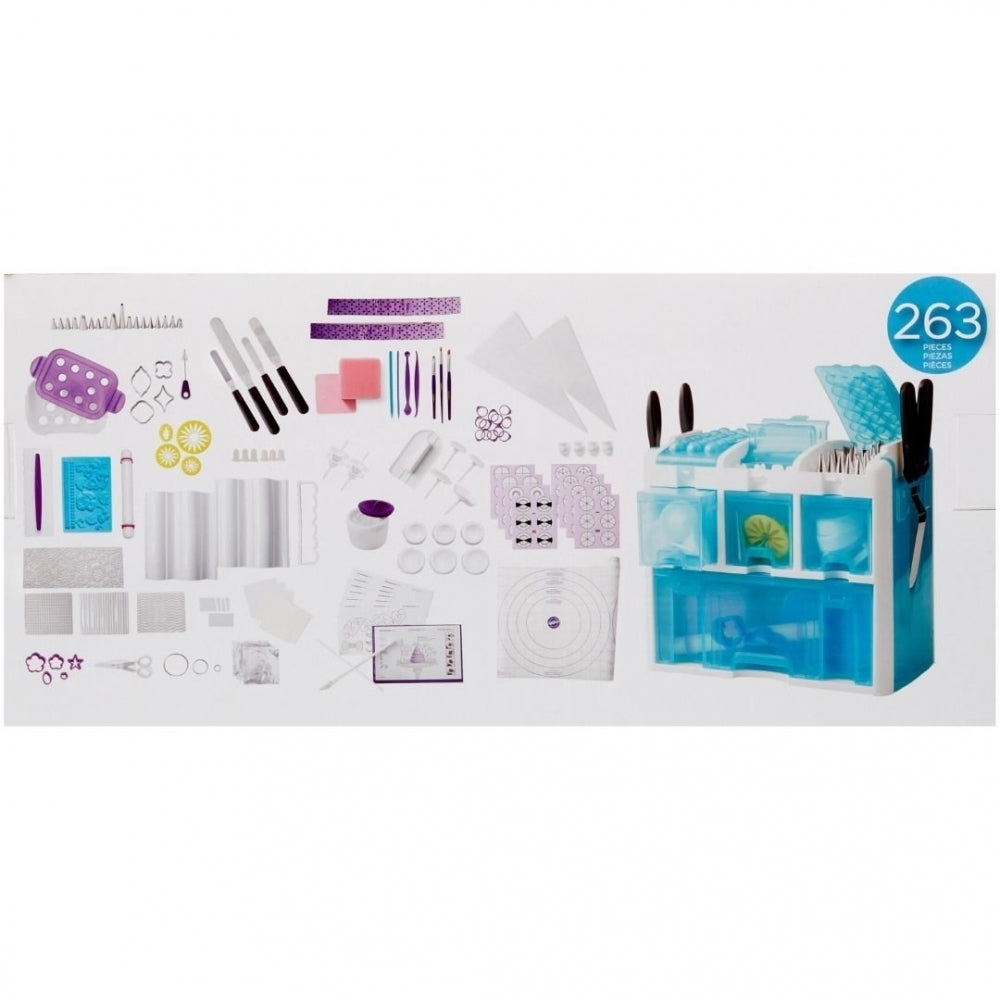 Wilton Ultimate Cake Decorating Set & Caddy Set Of 263