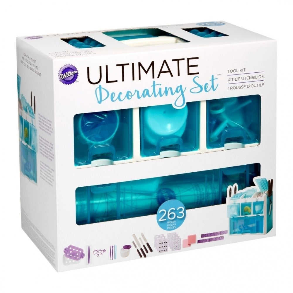 Wilton Ultimate Cake Decorating Set & Caddy Set Of 263