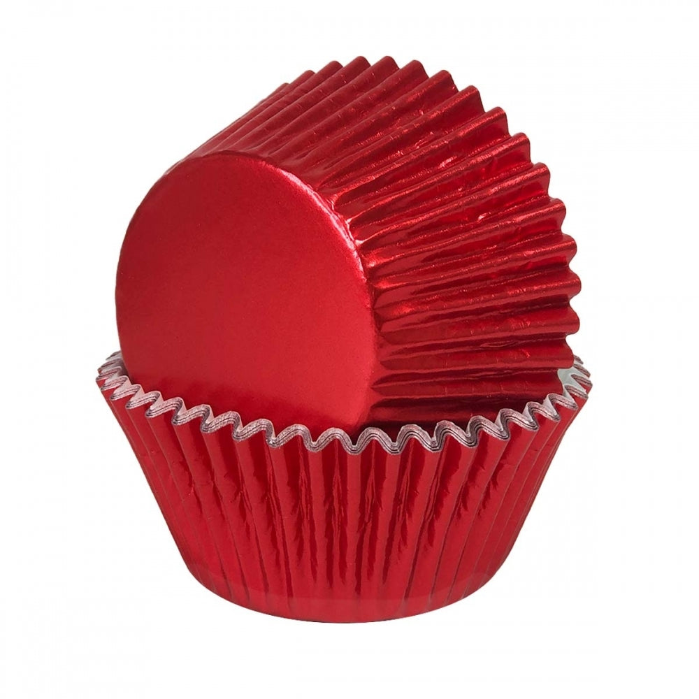 Simply Making Red Foil Baking Cases x 500