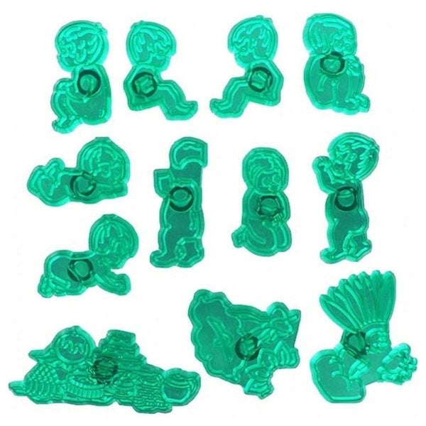 PME Little Darlings Baby & Children / Fairies 12 pc icing cutter set