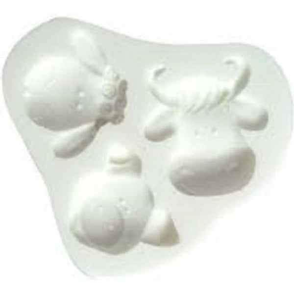 FPC Farm Animals silicone icing mould set