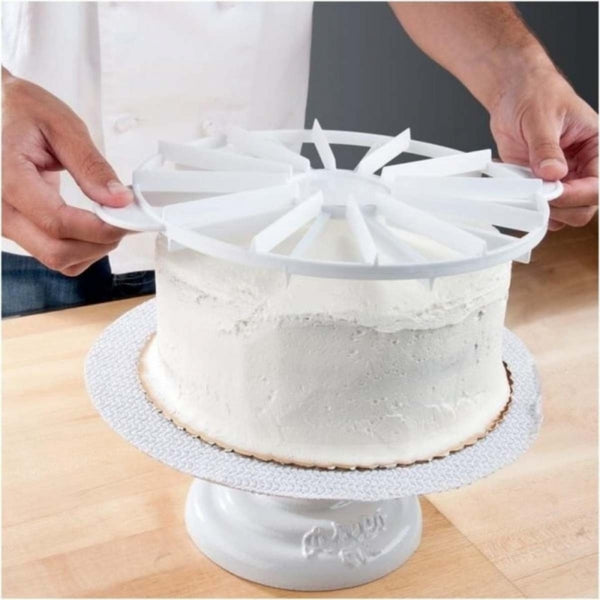 Ateco Double-sided 10 / 12 cake portion slice marker