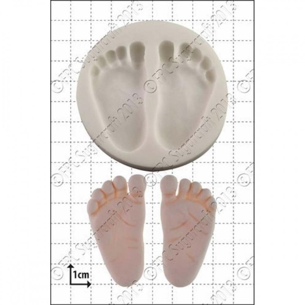 FPC Baby Feet (1) silicone icing mould