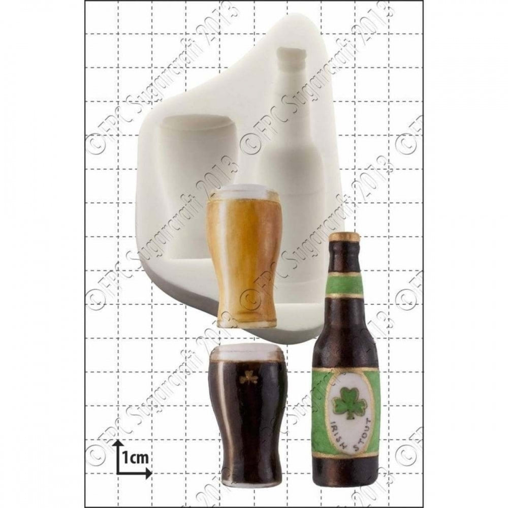 FPC Bottle & Glass silicone icing mould
