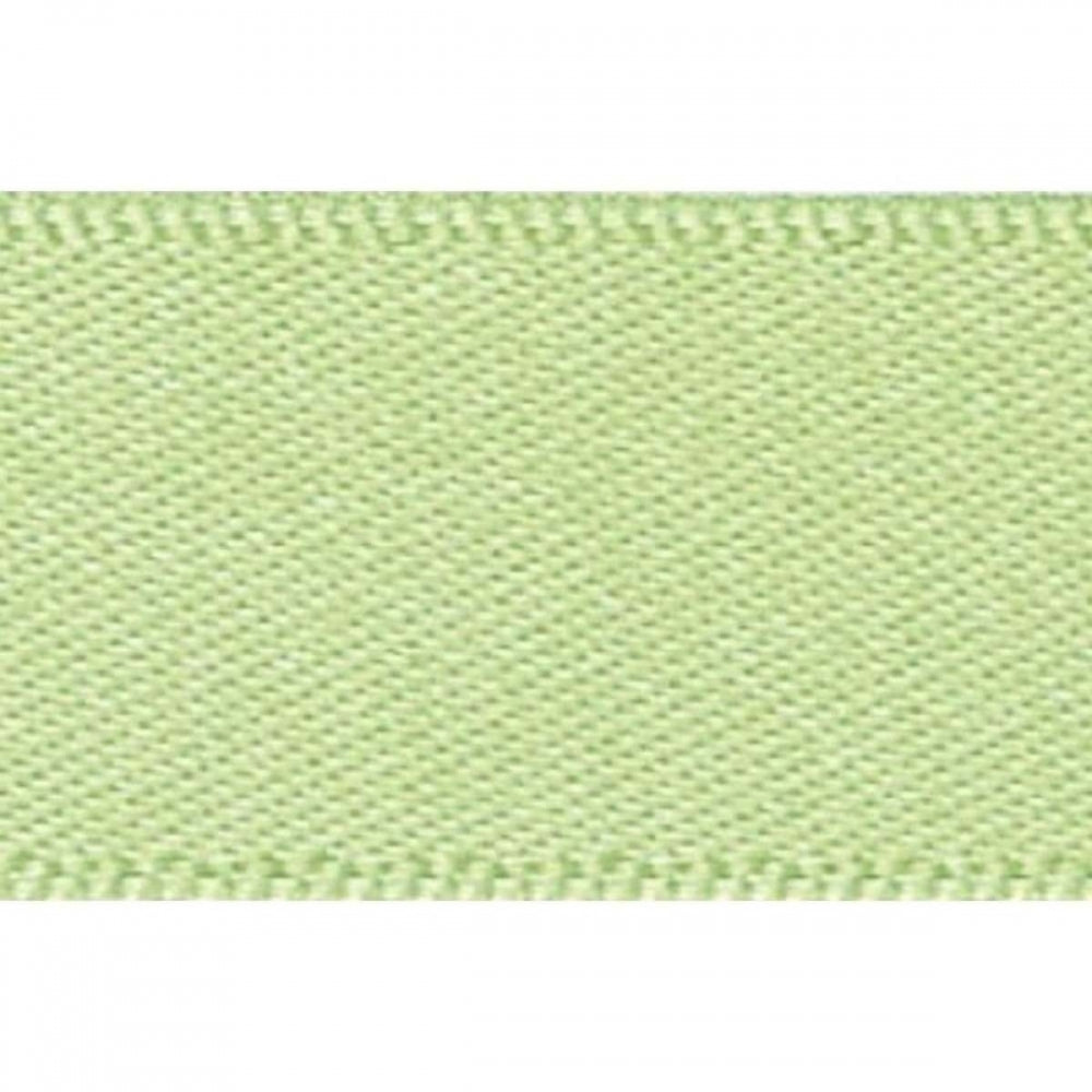 Berisfords Lime Green Double-Faced Satin Cake Ribbon 25mm x 20m