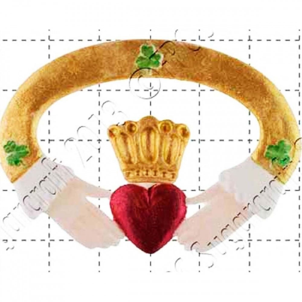 FPC Claddagh silicone icing sugarcraft mould