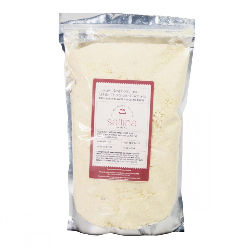 Sattina Raspberry & White Chocolate Cake Mix 1kg