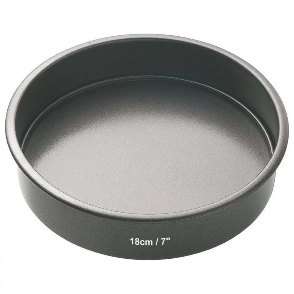 Kitchencraft 7" / 18cm round non-stick loose base sandwich cake tin
