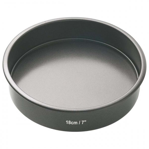 Kitchencraft 7" / 18cm round non-stick loose base sandwich cake tin