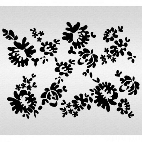Evil Cake Genius Alencon Lace Traditional professional cake stencil #3