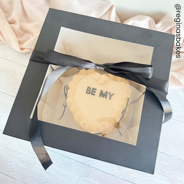Simply Making Black Matt Extra Deep Cake Box With Window