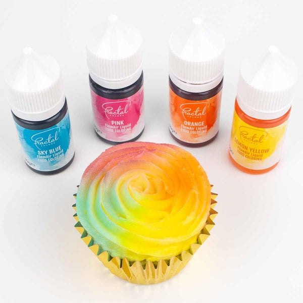 Fractal Colors FlowAir Airbrush Liquid Food Colouring - Orange