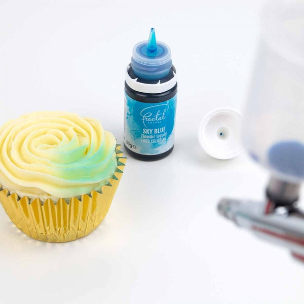 Fractal Colors FlowAir Airbrush Liquid Food Colouring - Sky Blue