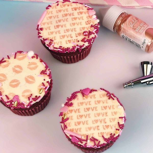 Fractal Colors ShimmAir Shine Airbrush & Icing Colour 33g - Rose Gold