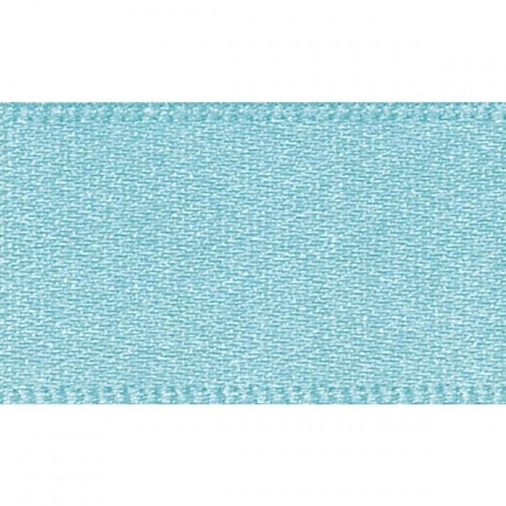 Berisfords Turquoise Double-Faced Satin Cake Ribbon 25mm x 20m