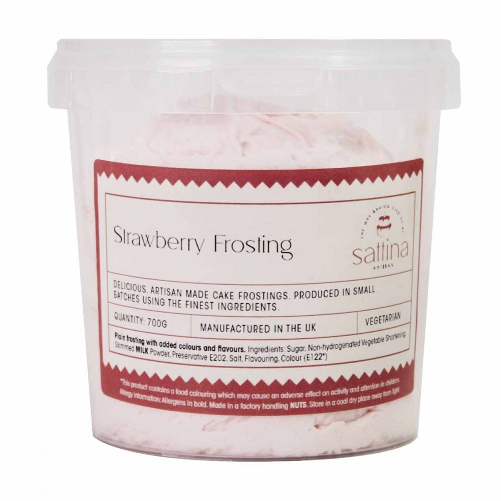 Sattina Strawberry Frosting 700g