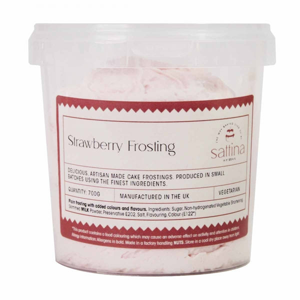 Sattina Strawberry Frosting 700g