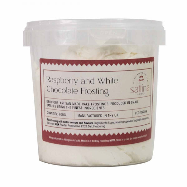 Sattina Raspberry & White Chocolate Frosting 700g