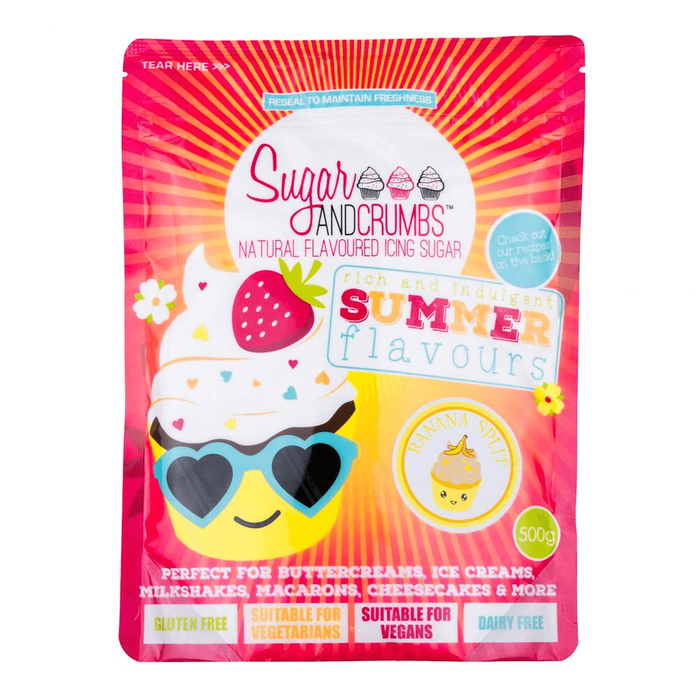 Sugar & Crumbs Banana Split Icing Sugar 500g