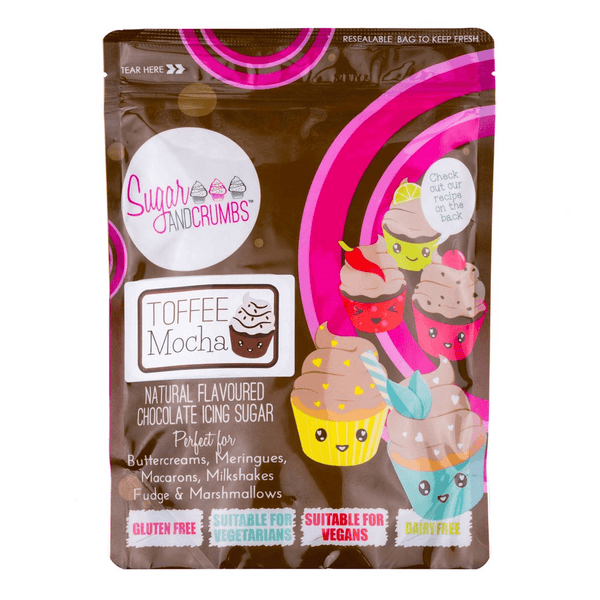 Sugar & Crumbs Toffee Mocha Icing Sugar 500g