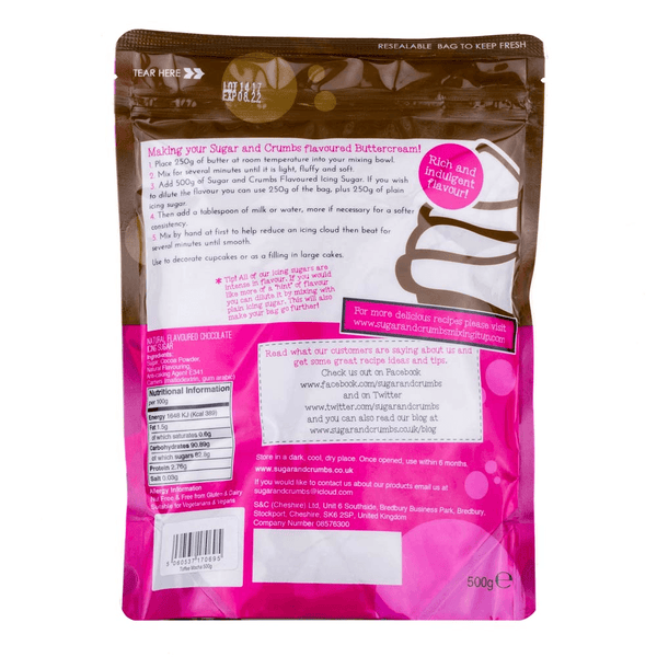 Sugar & Crumbs Toffee Mocha Icing Sugar 500g