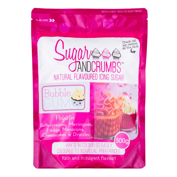Sugar & Crumbs Bubblegum Icing Sugar 500g