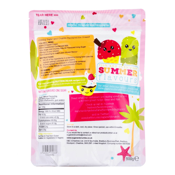 Sugar & Crumbs Honeycomb Icing Sugar 500g