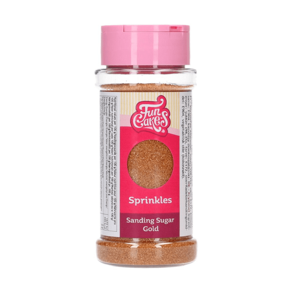 FunCakes Gold Sanding Sugar 80g