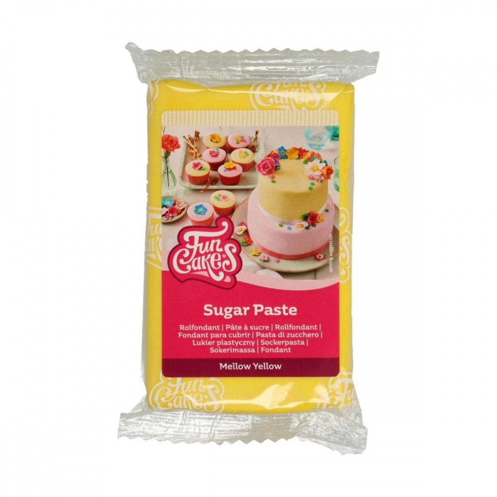 FunCakes EXPIRED - FunCakes Sugar Paste Mellow Yellow 250g [JAN 2026]