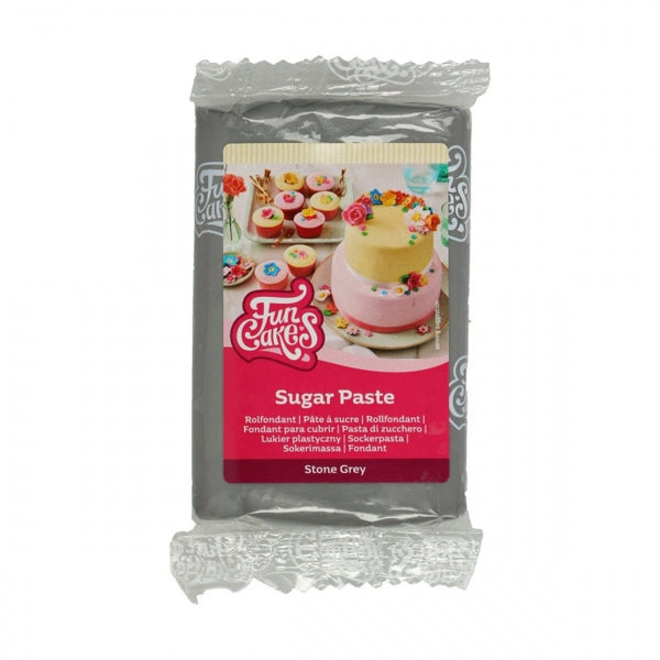 FunCakes LOW DATE - FunCakes Sugar Paste Stone Grey 250g [MARCH 2026]
