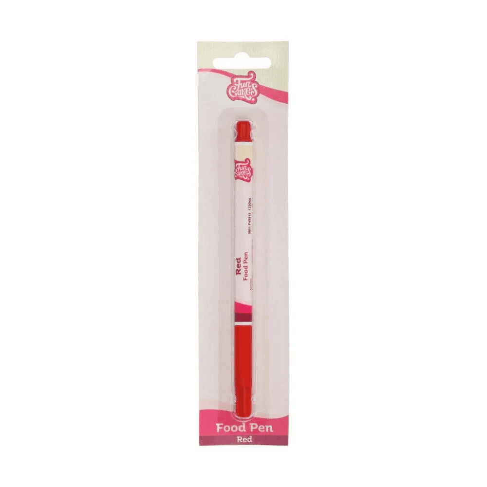 FunCakes Edible Food Pen - Red