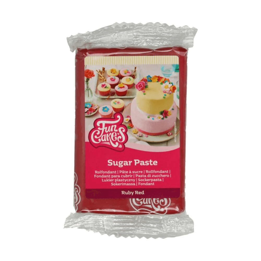 FunCakes Ruby Red Sugarpaste 250g