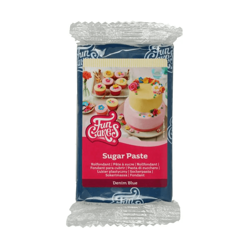 FunCakes Denim Blue Sugarpaste 250g