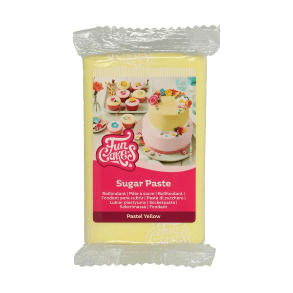 FunCakes Pastel Yellow Sugarpaste 250g