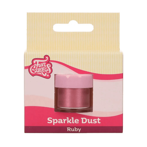 FunCakes Sparkle Dust 2.5g - Ruby