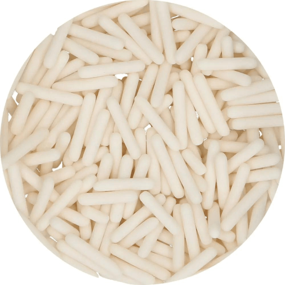 FunCakes LOW DATE - FunCakes Matt Sugar Rods XL White 70g [JULY 2026]