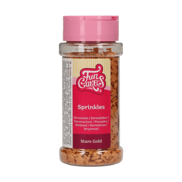 FunCakes Golden Stars Sprinkles