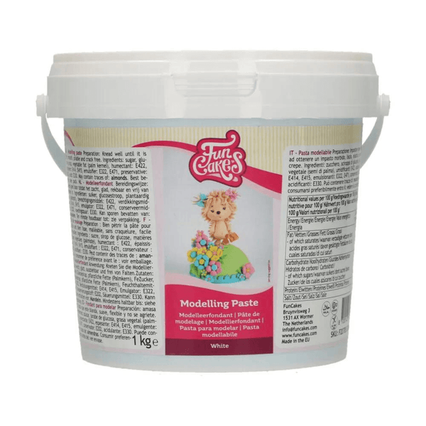 FunCakes White Modelling Paste 250g