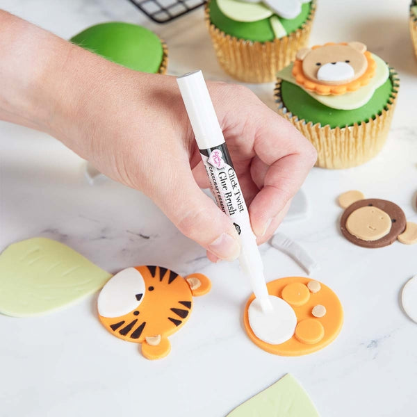 Rainbow Dust Click Twist Edible Glue Brush Pen