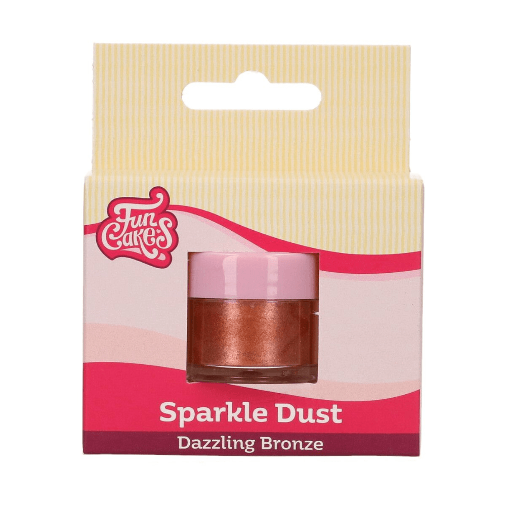 FunCakes Sparkle Dust 2.5g - Dazzling Bronze