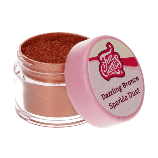 FunCakes Sparkle Dust 2.5g - Dazzling Bronze