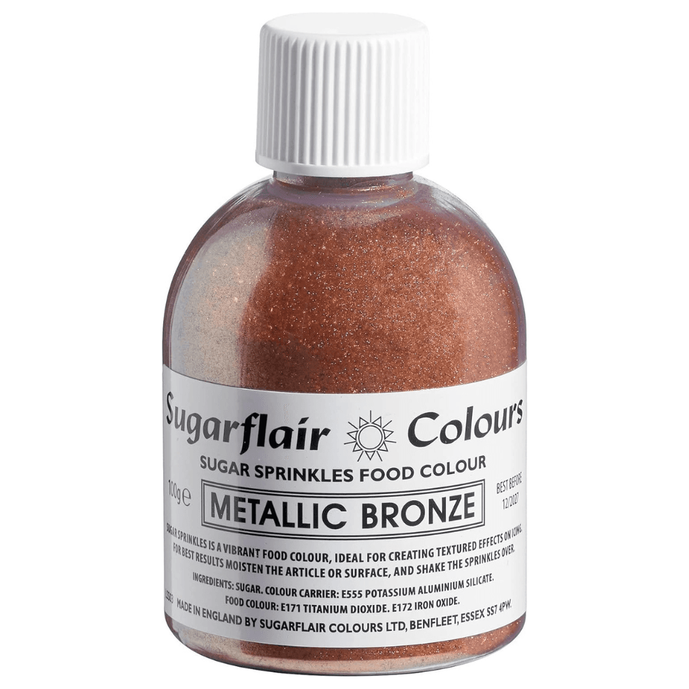 Edible Sugar Shaker Sprinkles Metallic