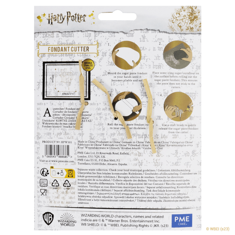 PME HP Logo - Harry Potter Cutter - PME
