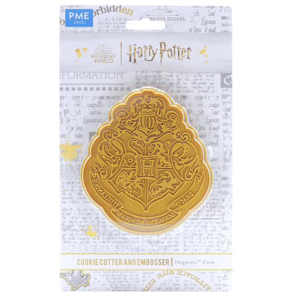 PME Hogwarts Crest - Harry Potter Cookie Cutter & Embosser - PME