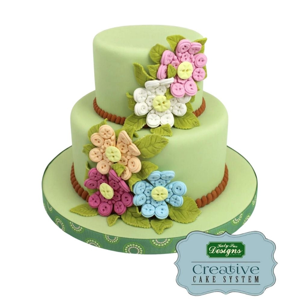 Katy Sue Designs Rose Leaves Silicone Mould  - Katy Sue Designs