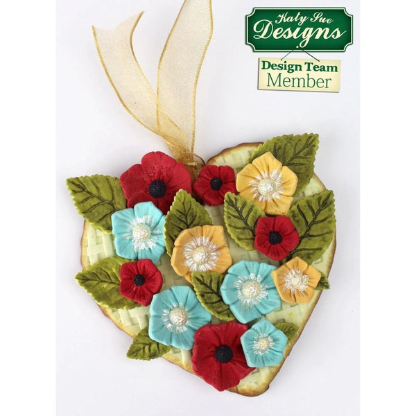 Katy Sue Designs Rose Leaves Silicone Mould  - Katy Sue Designs
