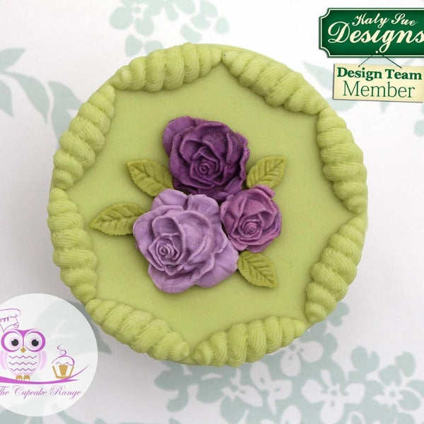 Katy Sue Designs Rose Leaves Silicone Mould  - Katy Sue Designs