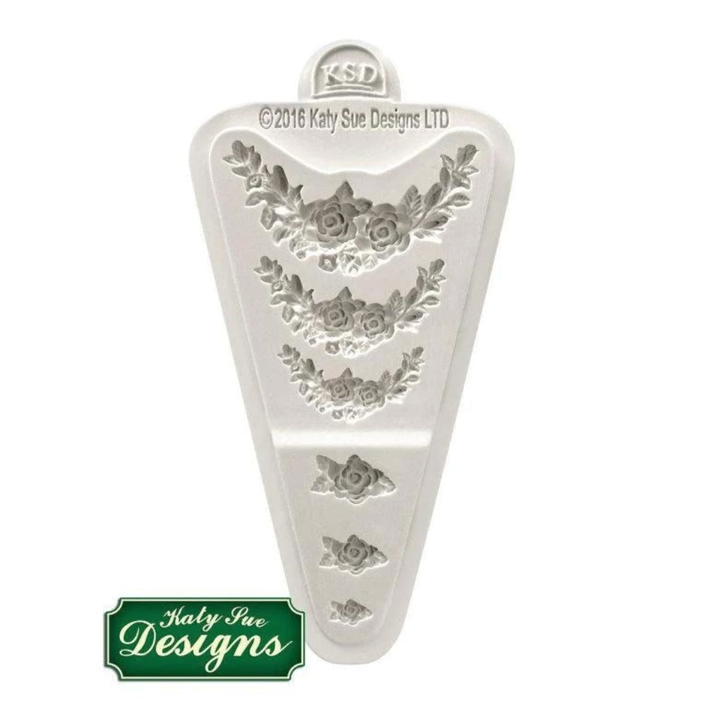 Katy Sue Designs Rose Medley Silicone Mould  - Katy Sue Designs